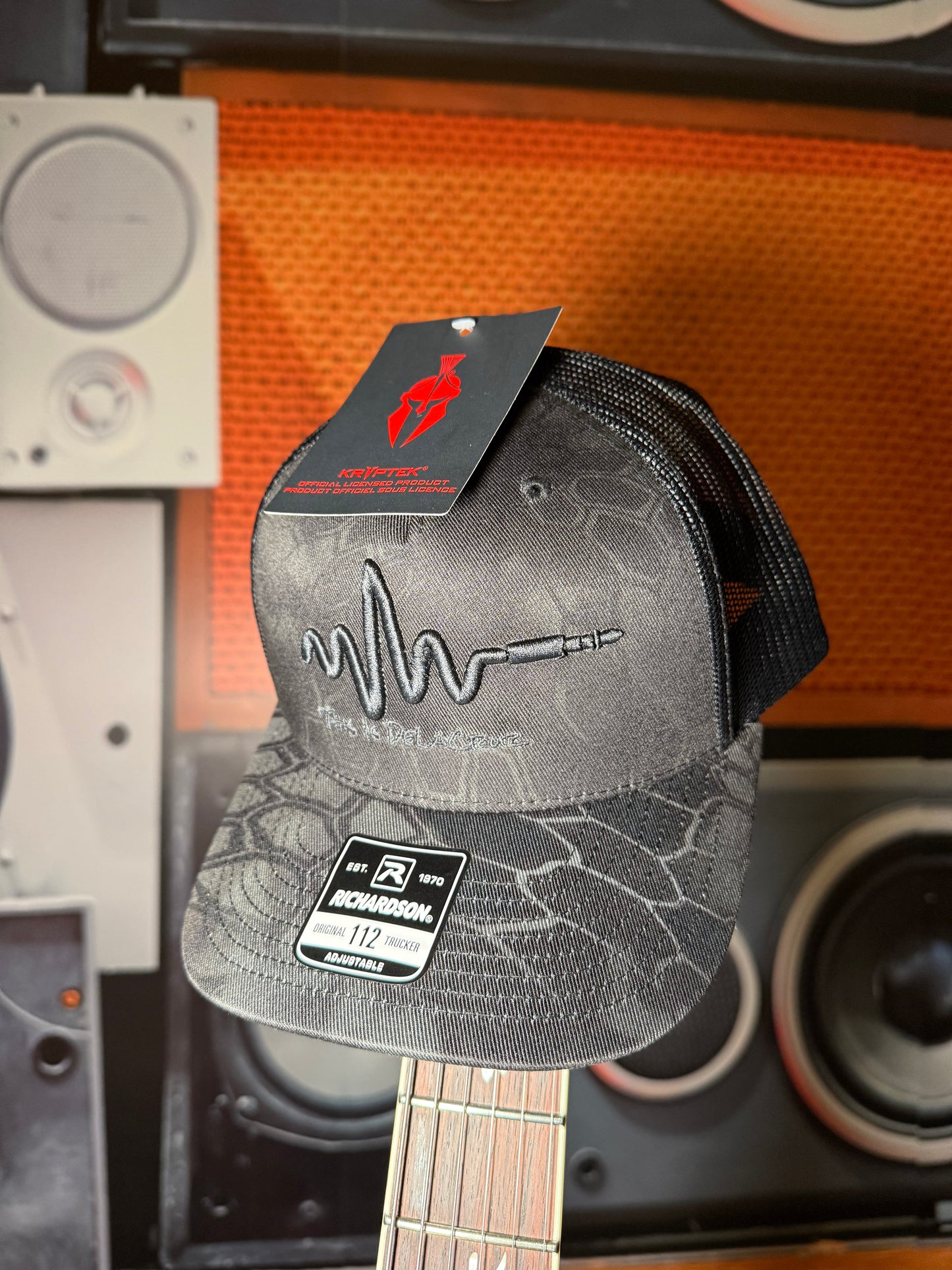 Snapback Black Kryptek Camo Hat